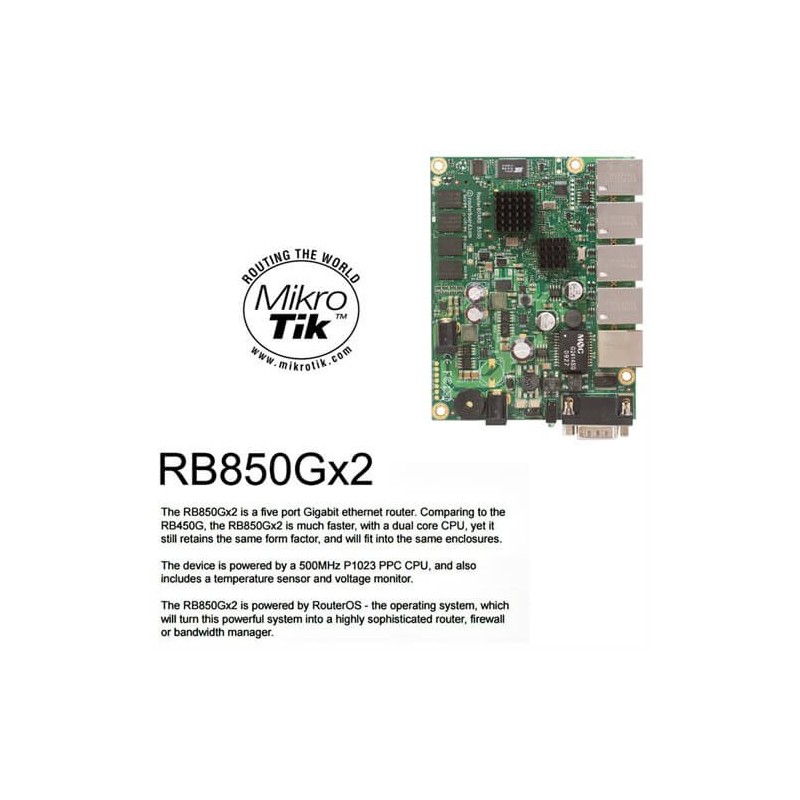 MIKROTIK ROUTERBOARD RB850Gx2